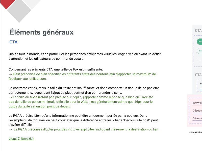 exemple d'Audit d'expérience utilisateur